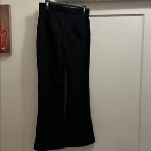 Black High-Waist Flare Pants - Women
